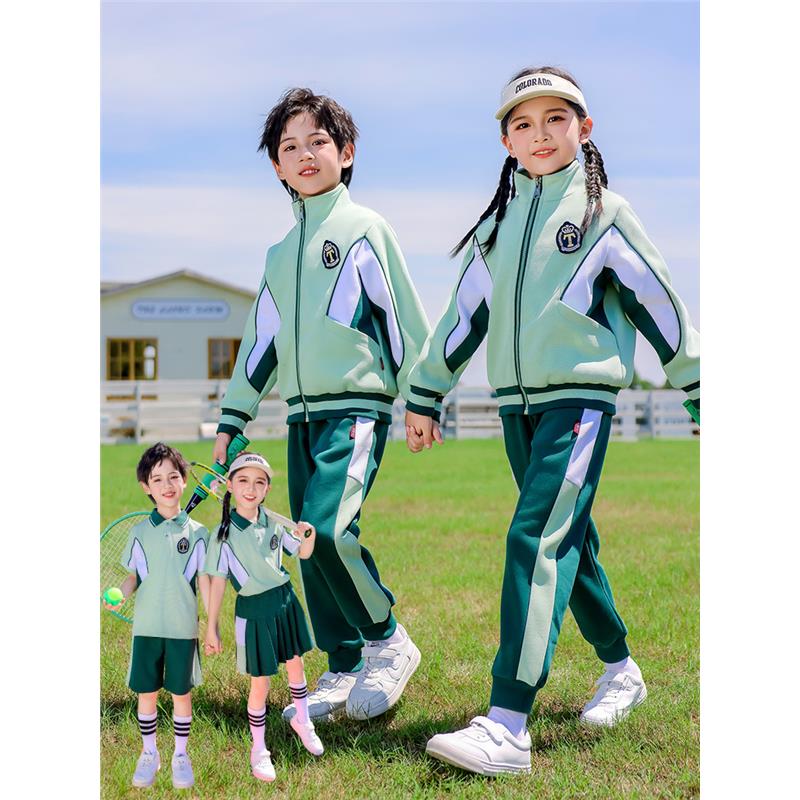 幼儿园园服春秋款儿.童班服小学生校服夏季学院风运动服休闲套装