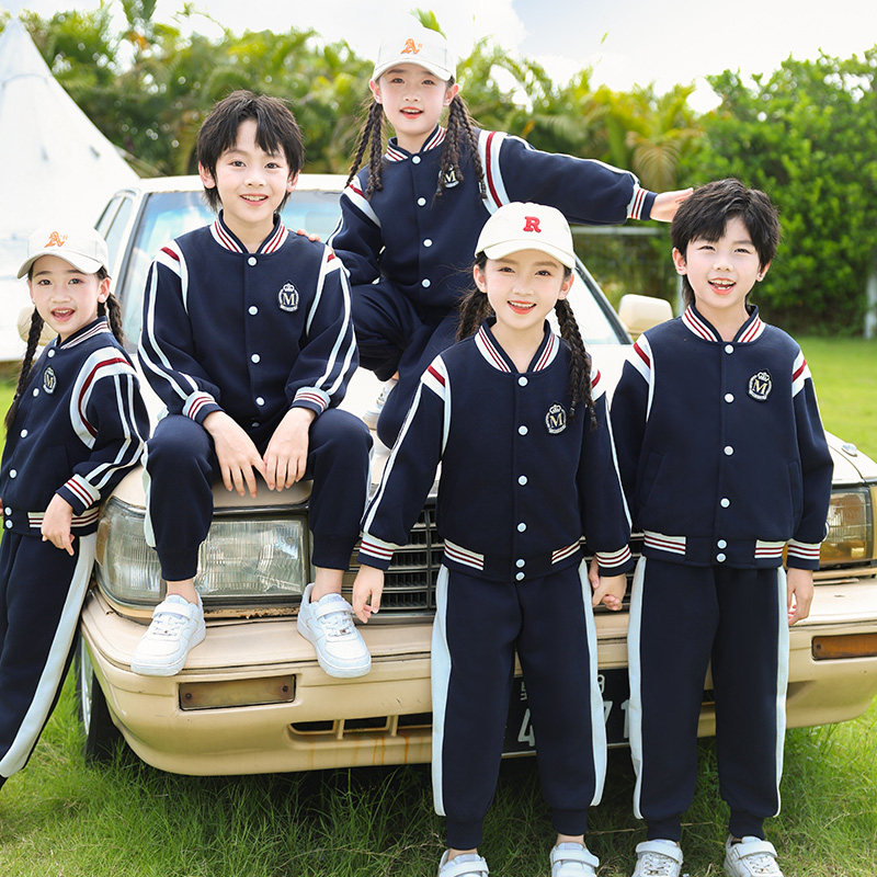 班服套装小学生校服夏季短袖儿童夏装中学生春秋款秋季幼儿园园服