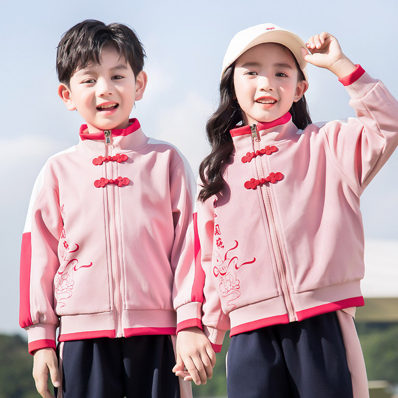 小学生班服春秋装古风运动套