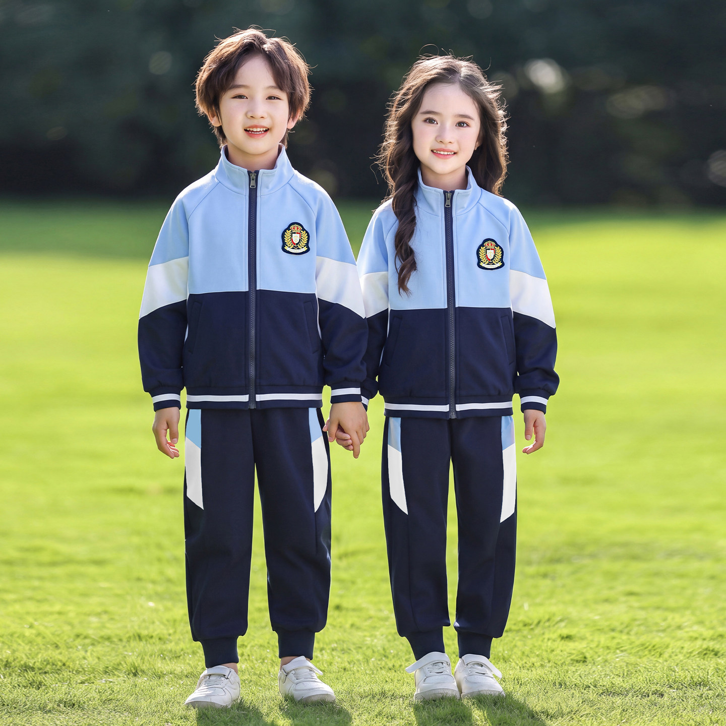 春秋小学生校服运动会三件套班服