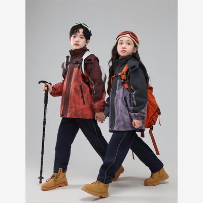 小学生校服冲锋衣套装幼