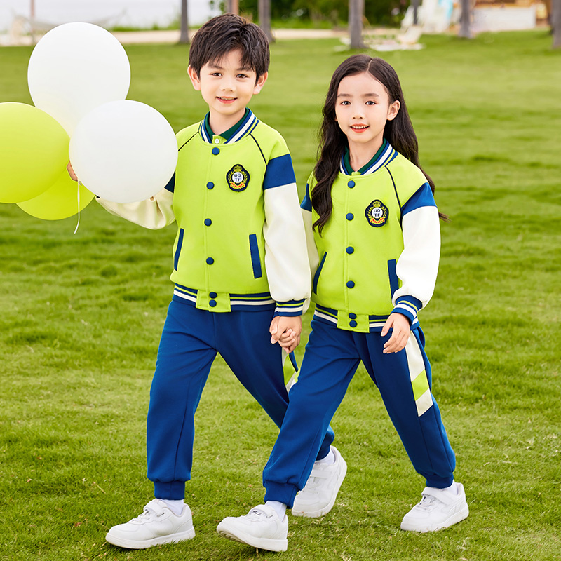 春秋季小学生一年级班服毕业拍照