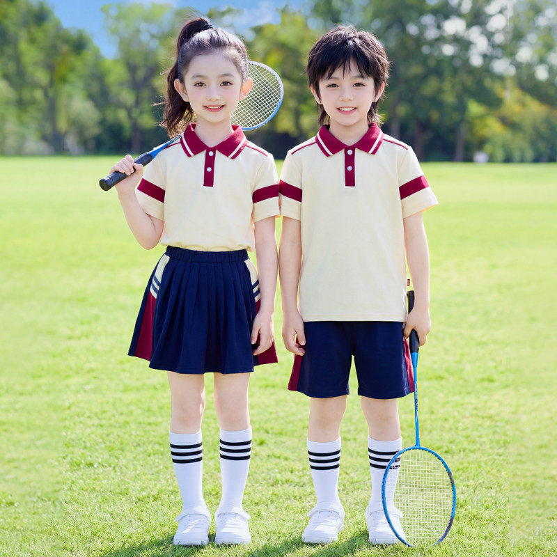 夏季短袖小学生校服园服套装