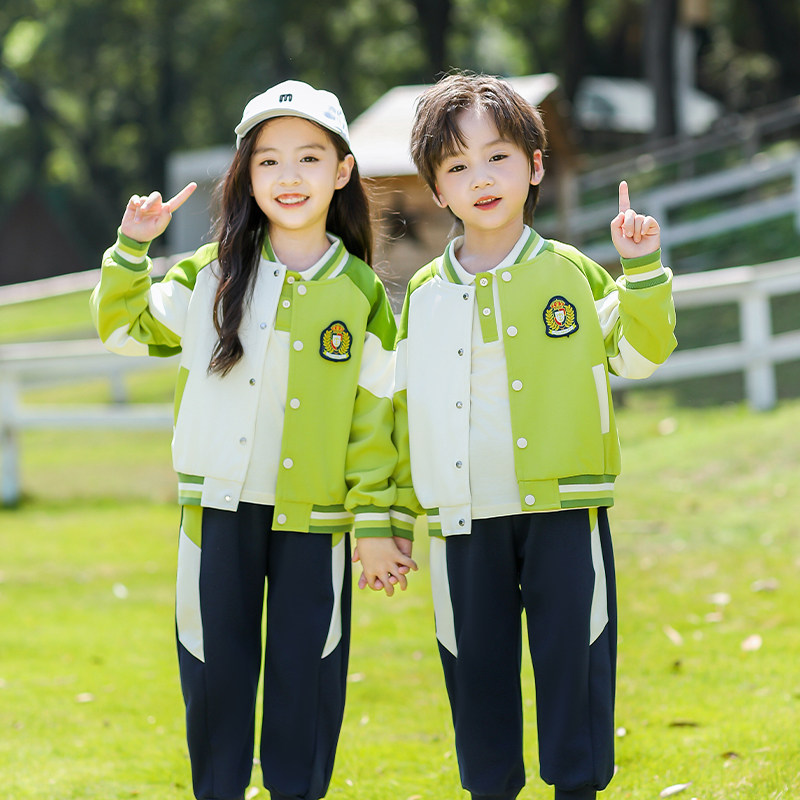 小学生班服春秋款幼儿园园服套装