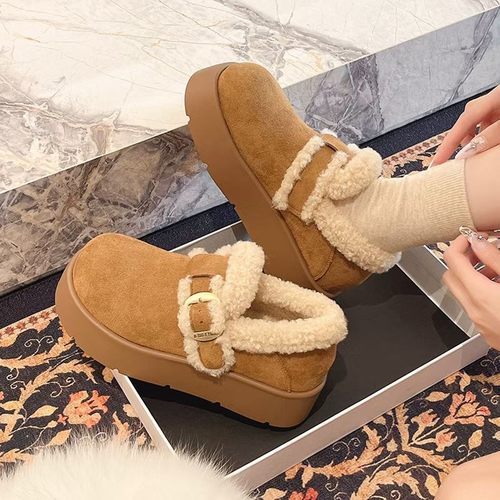 黛诗琪正品爆款加绒保暖雪地靴25