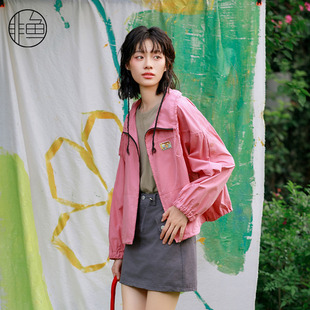 原创设计工装 非鱼2024春季 感轻薄外套休闲减龄户外女外套上衣