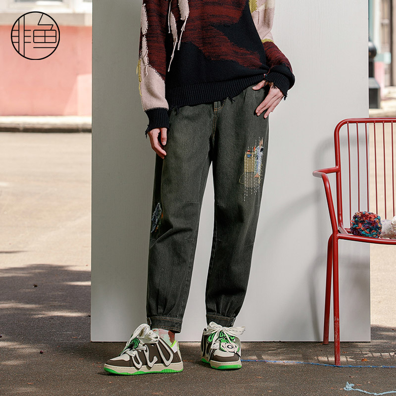 NFJDK2205非鱼2023牛仔裤