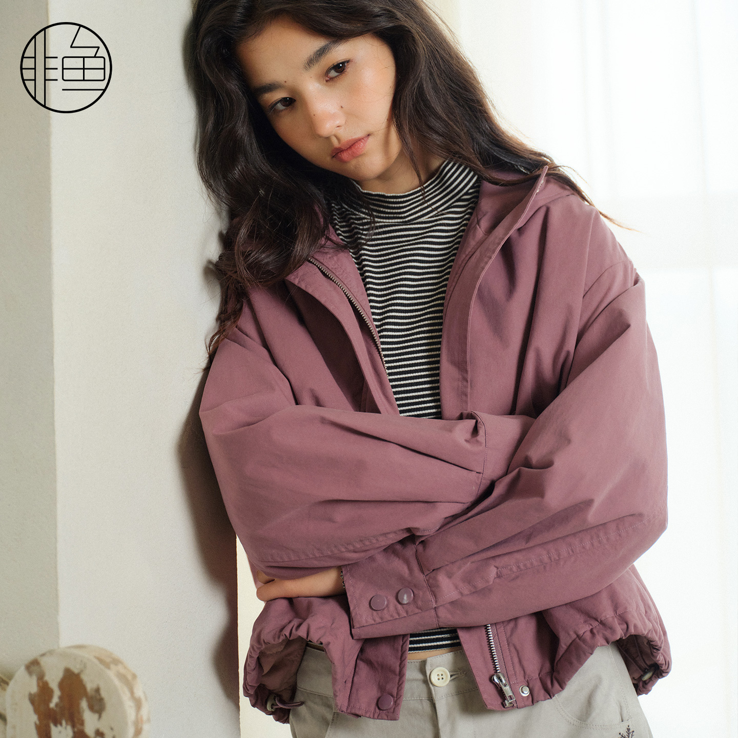 2025冬季新款文艺复古连帽棉衣