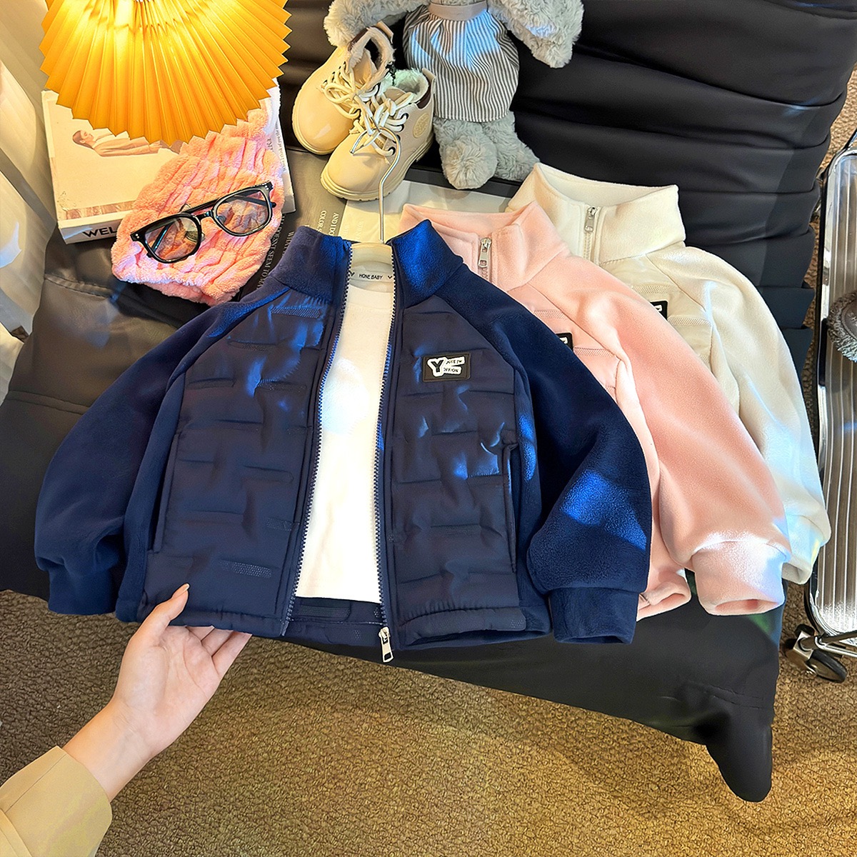 校服神器儿童秋冬棉衣外套男女童棒球服棉服家居服外穿睡衣保暖衣