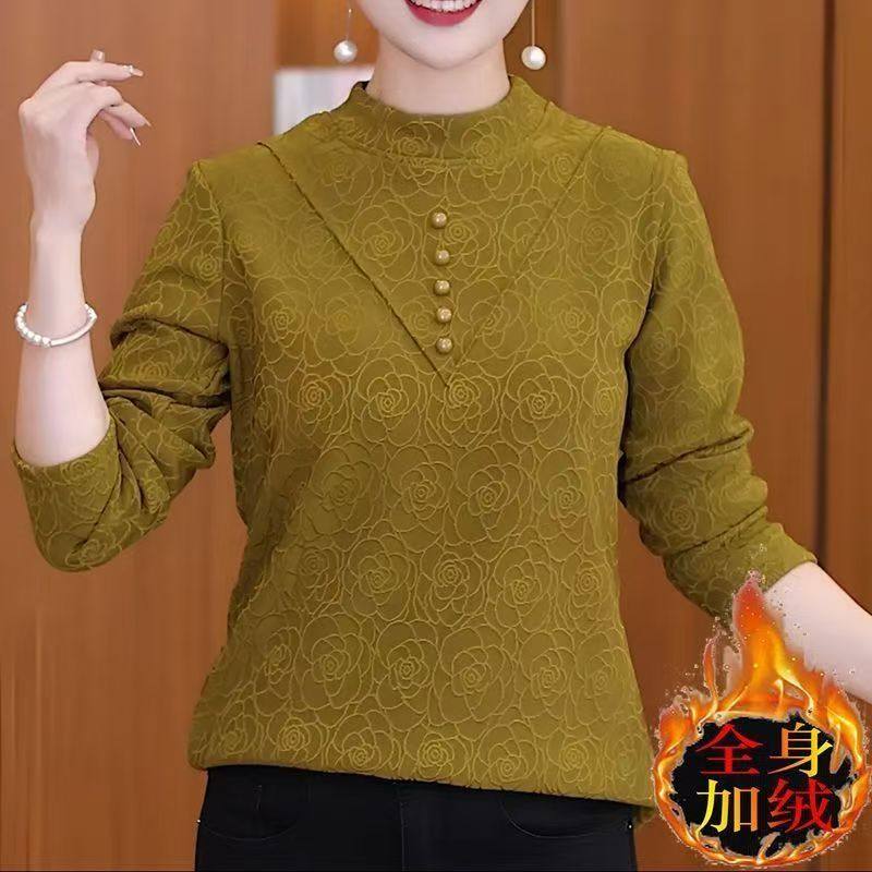 时尚秋冬新款打底衫女士气质百搭一体绒保暖上衣洋气内搭小衫长袖,女装/女士精品,T恤,淘宝优惠券,粉丝福利购,淘宝优惠卷