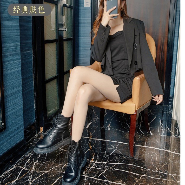 丝袜女菠萝袜超薄防勾丝夏季薄款性感肤0d光腿黑丝肉色连裤袜