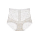 包臀水溶蕾丝女三角内裤 小清新大码 印花透气高腰托腹内裤 新款