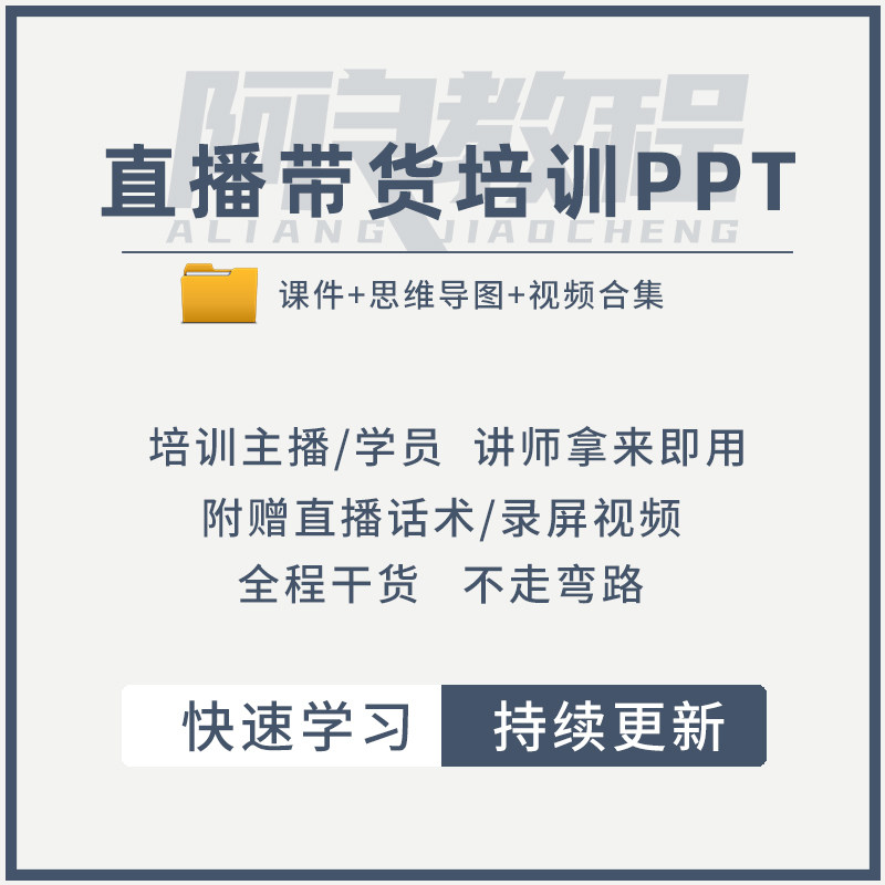 电商直播带货PPT模板抖音讲师样图/效果图销售