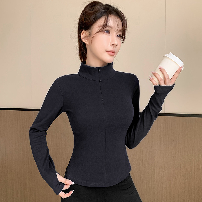 巨好看初冬外套女瑜伽服2025新款加绒独特漂亮绝美秋冬羊羔绒卫衣