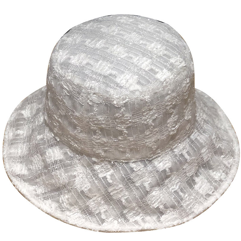 HONG KONG PURCHASING INS LACE FISHERMAN HAT WOMENS SUMMER HOLLOW BREATHABLE KOREAN VERSION OF THE LIGHT MESH TEMPERAMENT BASIN HAT