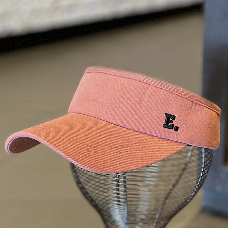 HONG KONG PURCHASING HAT WOMENS SUMMER EMBROIDERY DUCK TONGUE EMPTY HAT FASHION AND VERSATILE SUNSCREEN SUNSHADE TOPLESS BASEBALL CAP