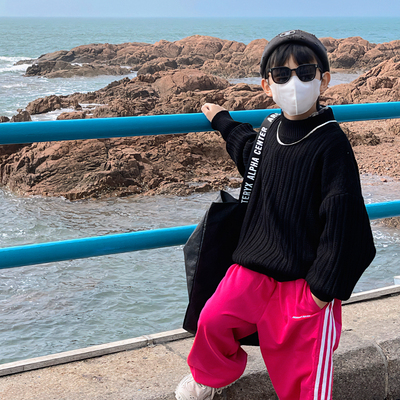 奶油布丁男童秋季毛衣