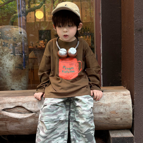 儿童打底衫春秋款宝宝童装2026秋季中小童男童长袖t恤小男孩上衣