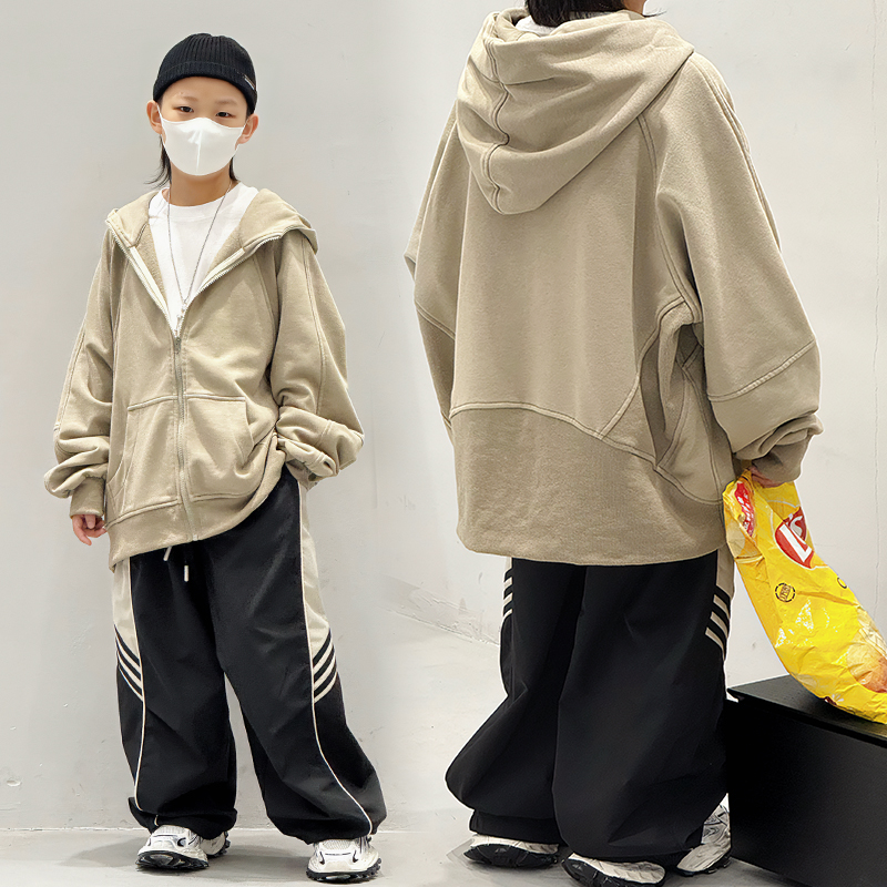 男童卫衣外套秋装2025新款儿童春秋款休闲上衣男孩秋季运动衣服潮