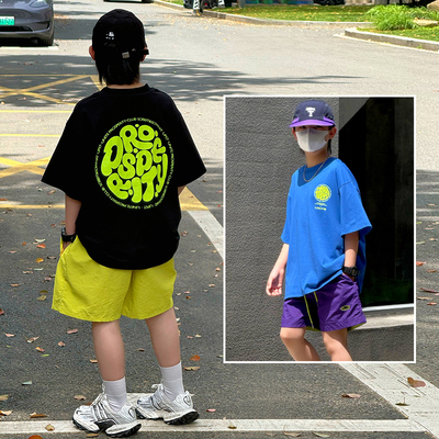 男童短袖t恤儿童夏装2026夏季新款胖宝宝纯棉中袖小男孩宽松上衣