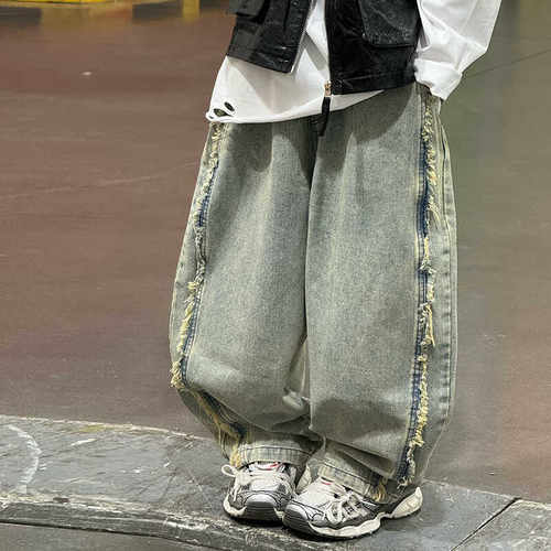 奶油布丁男童秋季牛仔裤