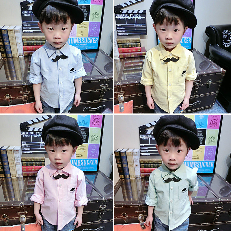 Chemise garcon à manche longue - Ref 2073035 Image 1