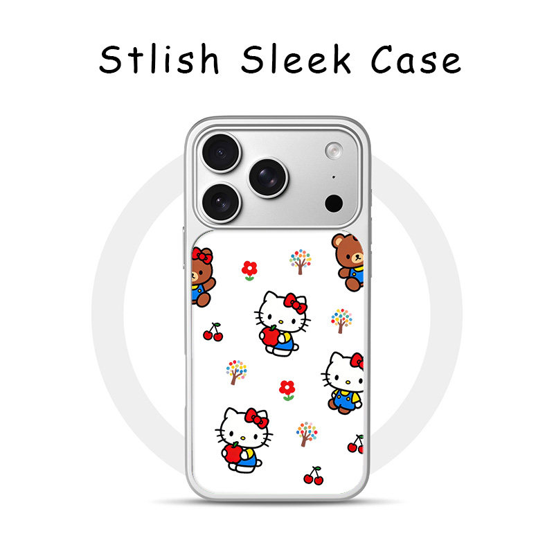 [Magsafe磁吸]可爱樱桃小黑猫适用苹果17Promax电镀银手机壳16Promax小众高级感不撞壳电镀银亚克力软边璃,3C数码配件,手机保护套/壳,淘宝优惠券,粉丝福利购,淘宝优惠卷