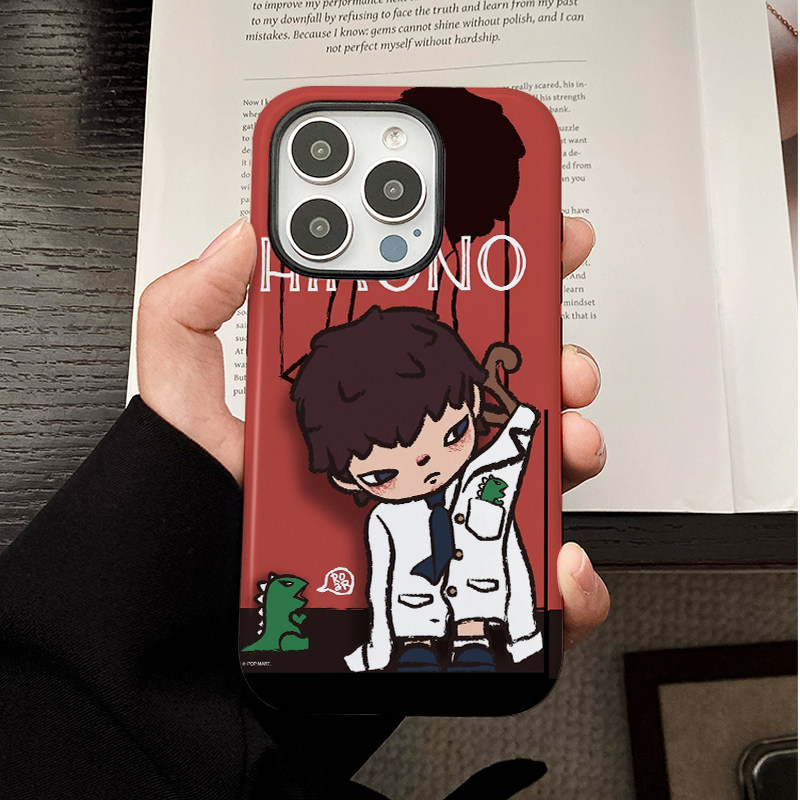 可爱卡通动漫西装帅气小野适用苹果17Promax磁吸二合一手机壳iPhone17Pro潮牌17小众新款软壳菲林16Promax