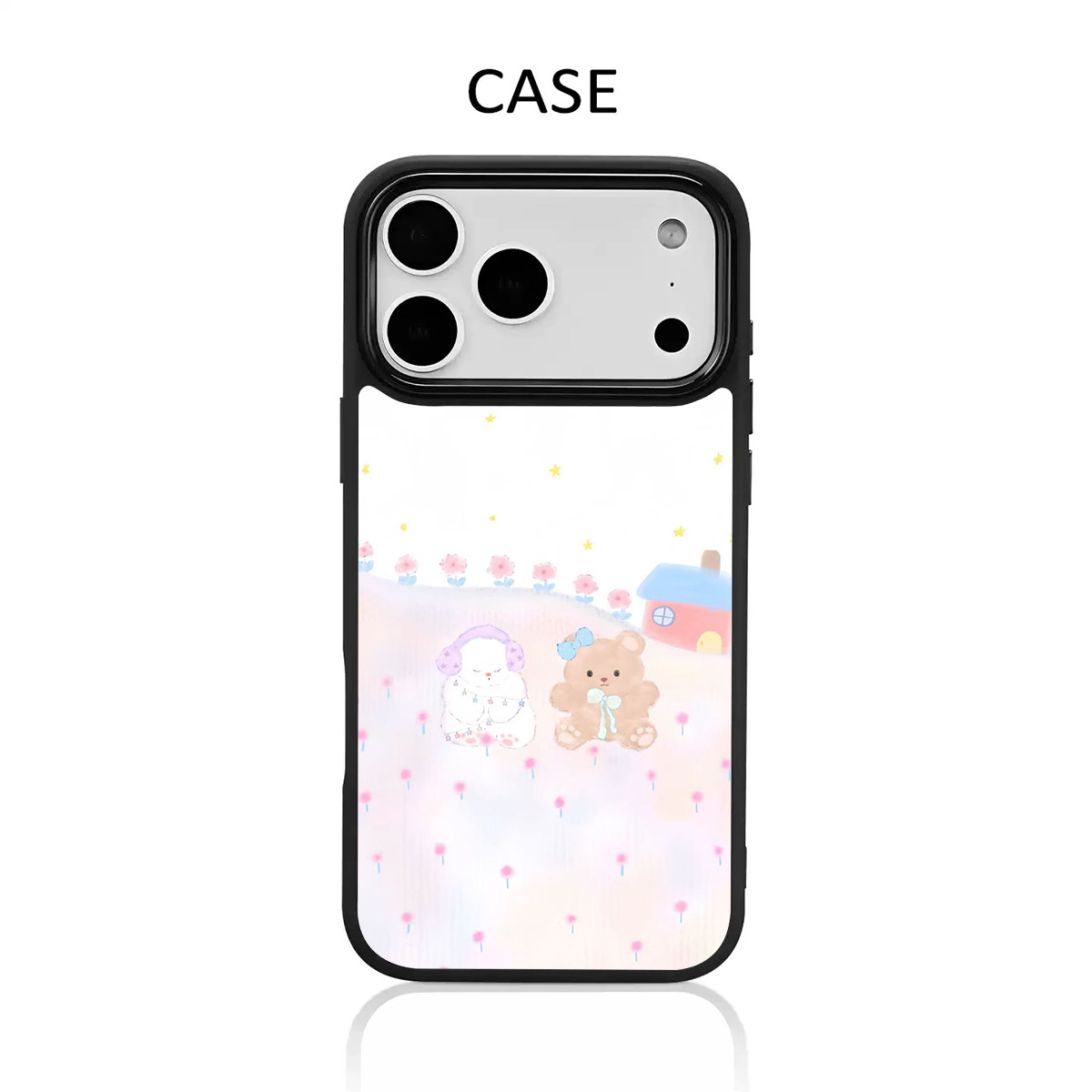 小红花兔子小熊适用苹果18promax磁吸手机壳17promax神甲壳16潮牌新款iPhone18pro防摔可爱不撞壳个性18