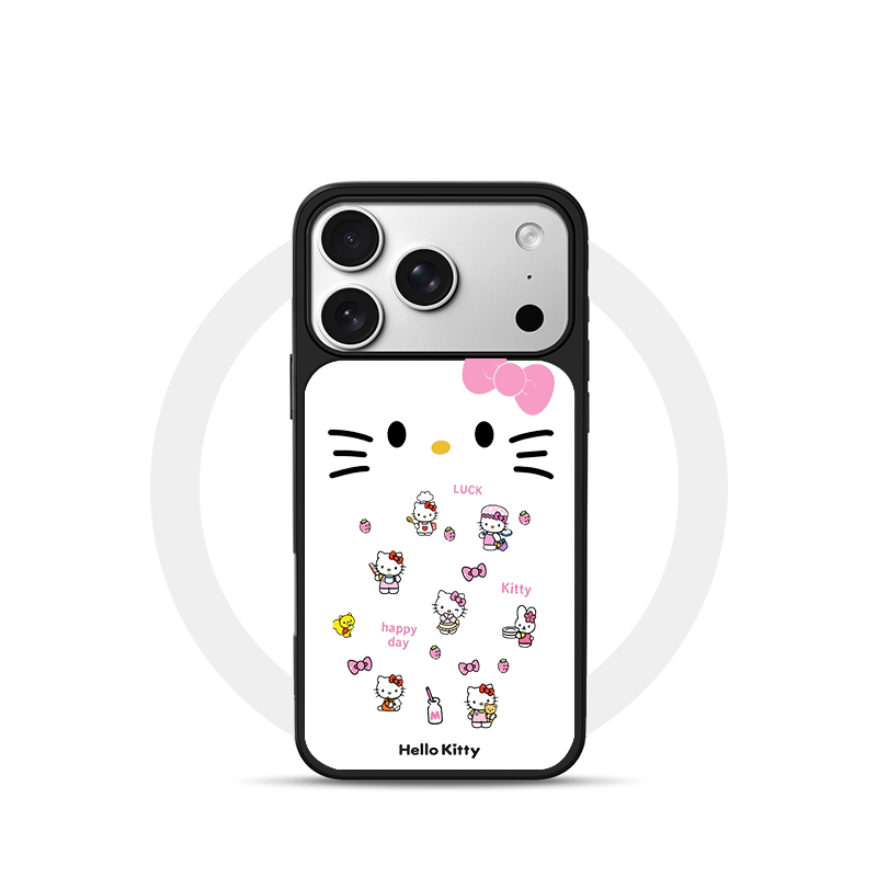 胡须白KT适用苹果18promax磁吸手机壳潮牌iPhone17promax电镀银新款亚克力软边16个性小米17不撞壳肤感玻璃