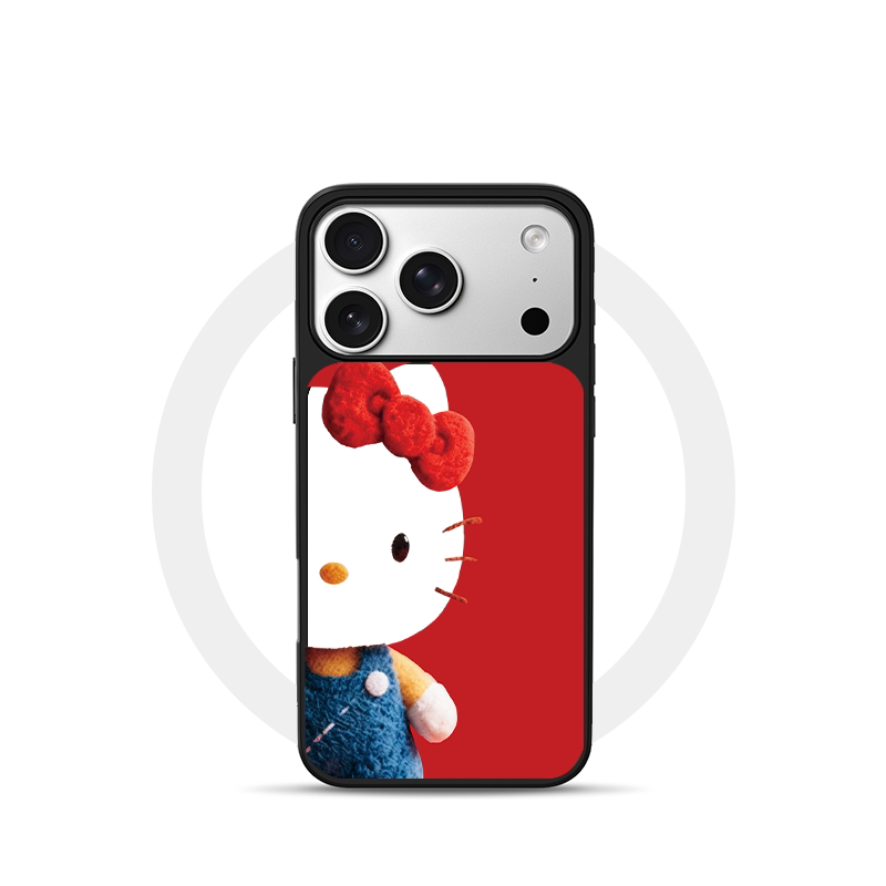 泡泡红大脸KTJ适用苹果18promax磁吸手机壳潮牌iPhone17promax电镀银新款亚克力软边16个性小米17不撞壳肤感