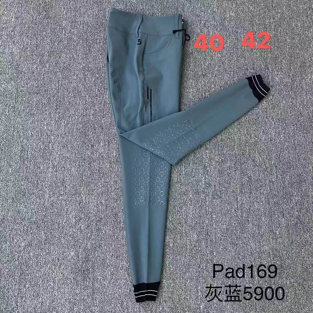 意大利进口CT春夏女士马术骑马马裤女士硅胶高腰马裤ct马裤 - 实物图