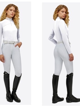 意大利ctRG女款长袖比赛衬衣RG马术服装骑马服装RG骑马服马术服