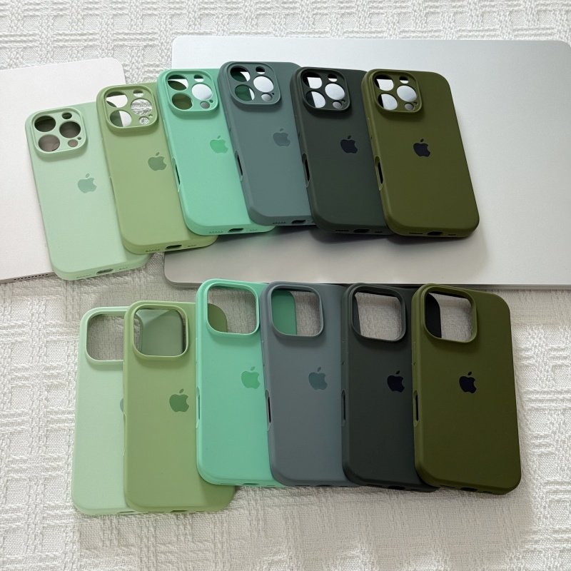 开心果纯色苹果16promax手机壳14适用iphone15全包精孔13大孔12mini耐脏防摔xsmax情侣男女xr简