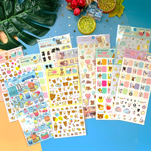 日本文具SAN-X 鲸鲨先生 角落生物 轻松熊系列 手帐素材 可爱贴纸