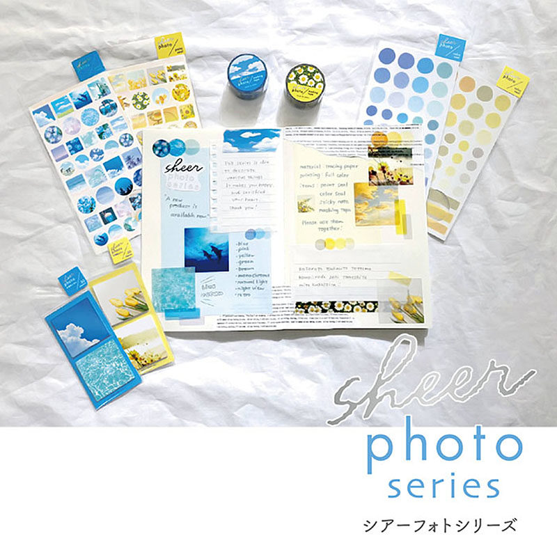 限定款日本mind wave照片系列photo series手帐装饰素材贴纸 胶带