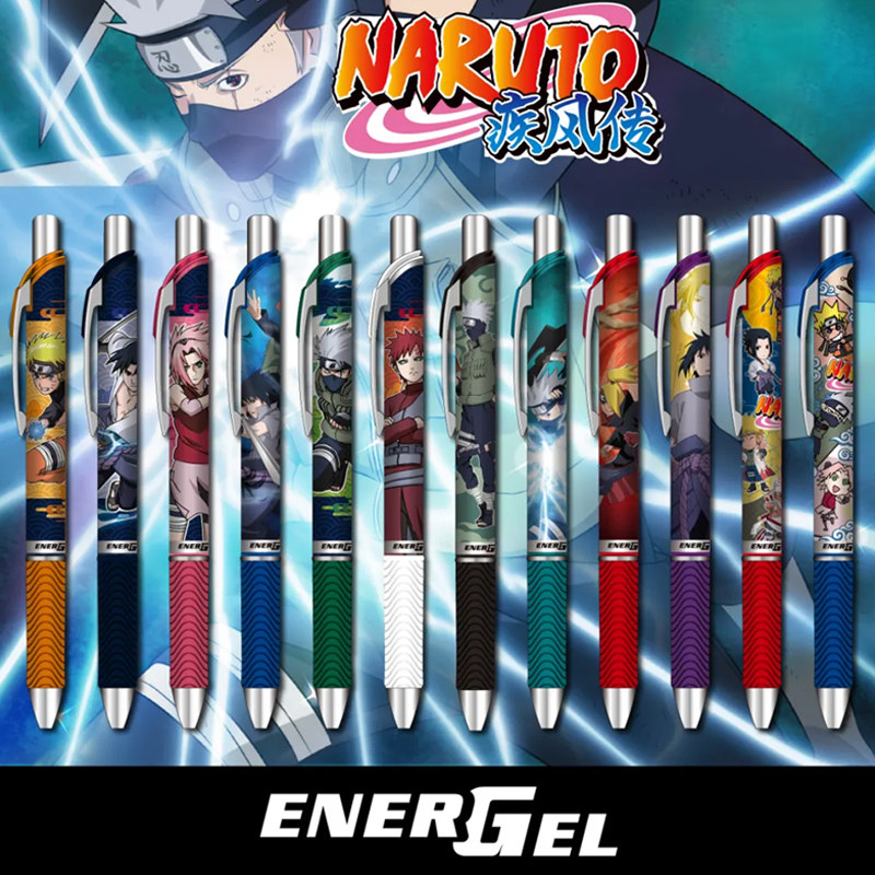 派通日本速干动漫文具中性笔