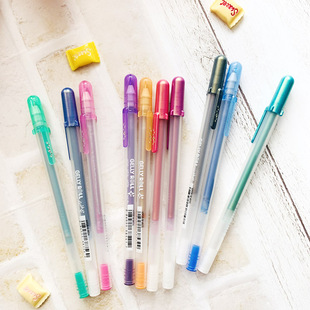 日本樱花SAKURA GellyRoll 彩笔 DIY手绘动漫彩笔 金银裹彩边6系