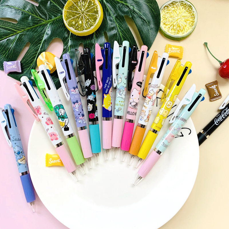 迪士尼漫威可爱卡通3色圆珠笔