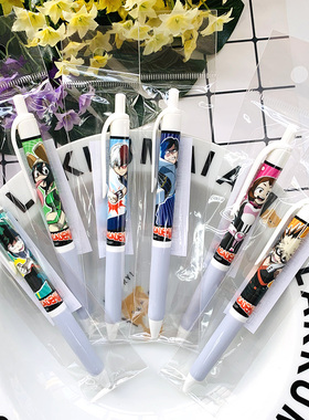 日本文具Hisago三菱合作jestream中油笔英雄学院限定 0.5mm