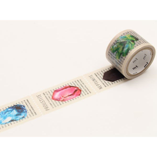 日本MT和纸胶带  2017AW 秋冬 MT FAB 25mm  晶石图案 穿孔胶带