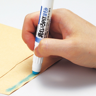 日本Tombow蜻蜓 笔型固体胶棒 变色 可换芯 安全无毒