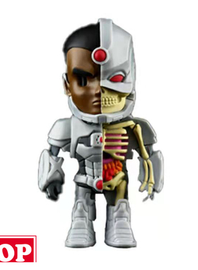 【TOP】 Mighty Jaxx XXRAY Cyborg 钢骨公仔设计潮流DC英雄