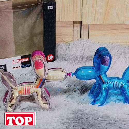 【TOP】Mighty Jaxx Balloon Dog Funny Anatomy 气球狗潮玩摆件