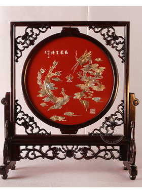 扬州漆器客厅桌面摆件