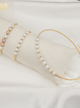 小众颈链超仙送女友天然淡水珍珠