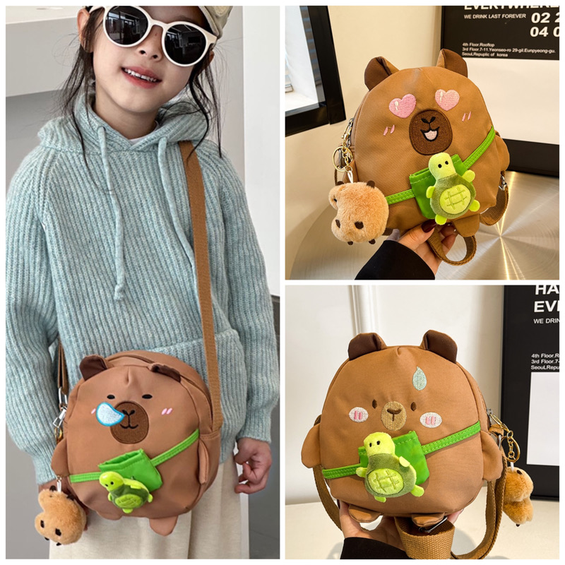 女童輕便出游零食包可愛卡通斜挎