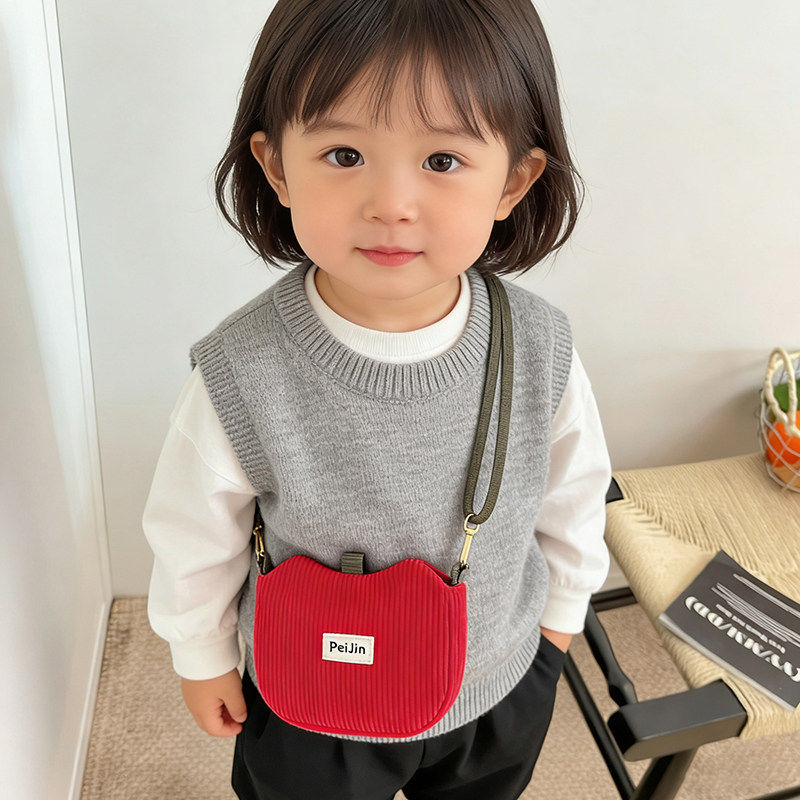2026新款灯芯绒女童斜挎包秋冬季红色新年包包可爱儿童迷你单肩包,玩具/童车/益智/积木/模型,斜挎包/拎包/腰包,淘宝优惠券,粉丝福利购,淘宝优惠卷