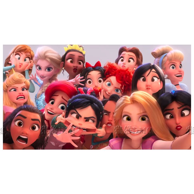 新款正品印花dmc十字绣客厅卧室儿童房卡通女孩梦想迪斯尼公主2