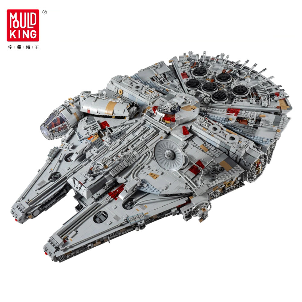 宇星21026星球大战千年隼号星舰巨大型拼装中国积木青少年玩具